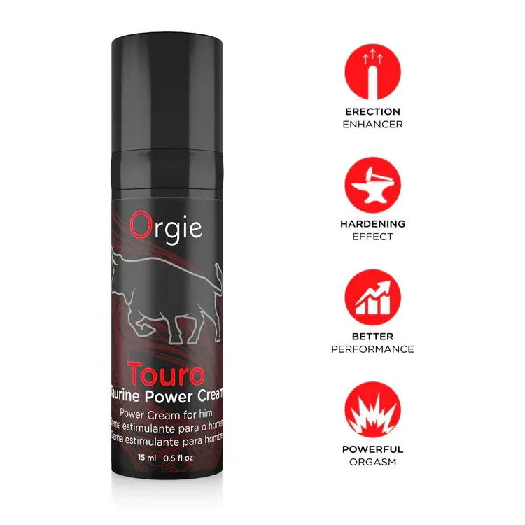 葡萄牙Orgie Touro Power Cream男用鬥牛士男士助挺液,溫和助挺配方,強化表現,情趣保養必備 葡萄牙 Orgie|Touro Power Cream|男用鬥牛士男士助挺液 15ml
