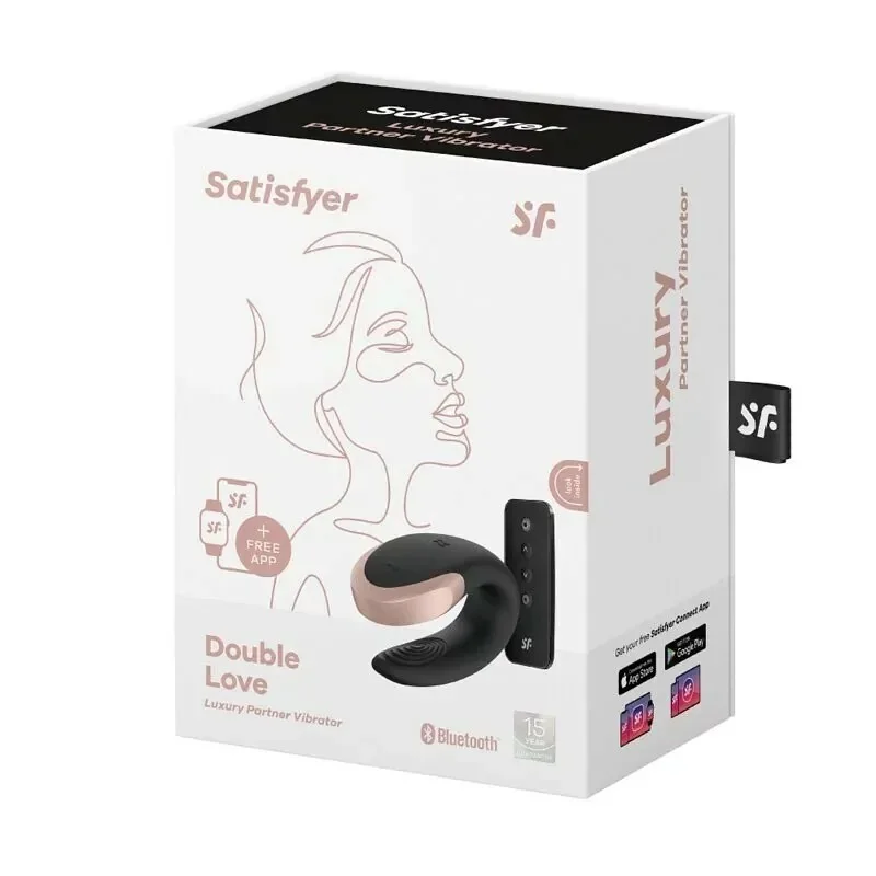 德國Satisfyer Double Love 智能遙控雙人共震器 遙控按摩棒