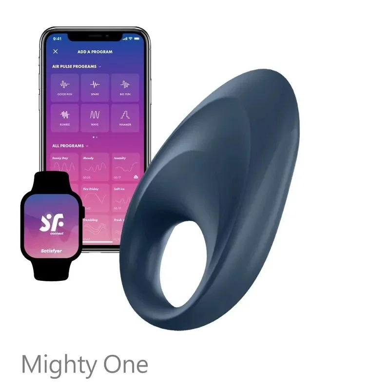 德國 Satisfyer｜Mighty One 智能男士精力環