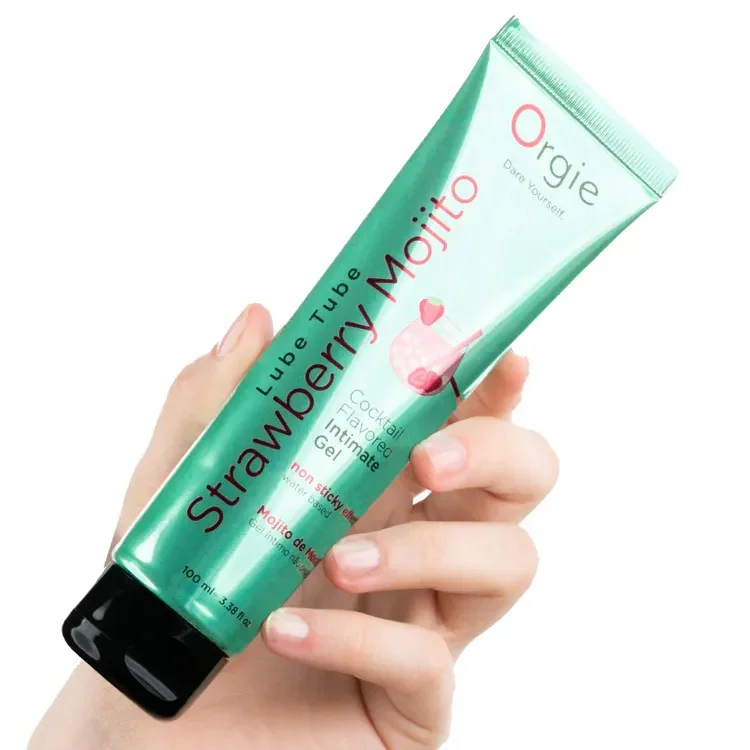 葡萄牙 Orgie｜Lube Tube Cocktail｜雞尾酒風味人體潤滑液 草莓莫吉托 100ml