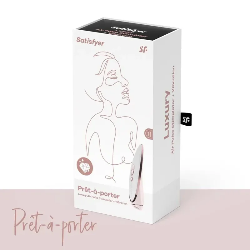 德國Satisfyer Prêt-à-porter 奢華白金吸吮陰蒂震動器