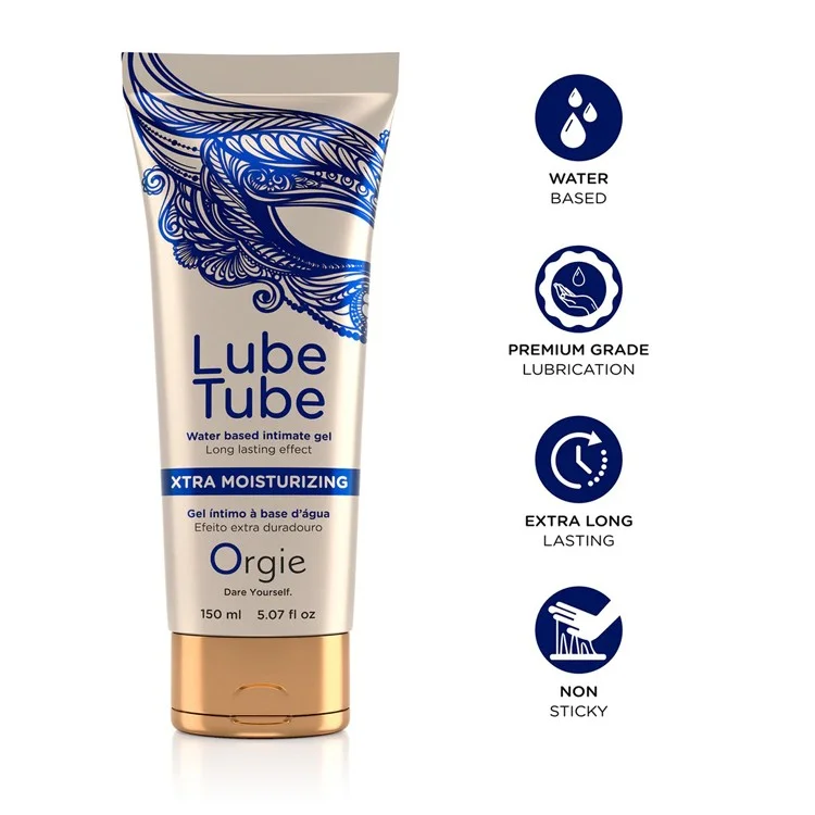 葡萄牙Orgie Lube Tube Xtra Moisturizing親膚保濕潤滑液,長效滋潤配方,親膚不刺激,情趣潤滑必備 葡萄牙 Orgie|Lube Tube|Xtra Moisturizing 親膚保濕潤滑液 長效 150ml(請點擊內文中購買網址購買)