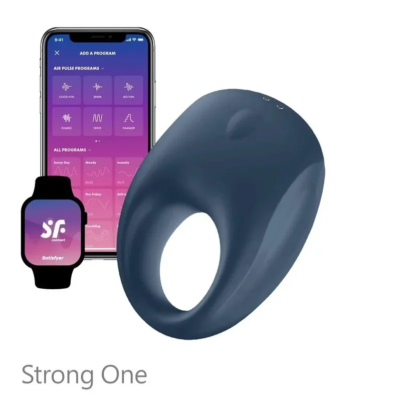 德國 Satisfyer｜Strong One 智能男士精力環