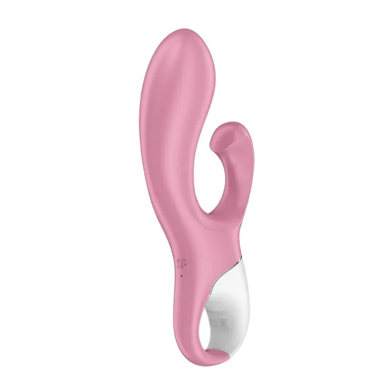 德國 Satisfyer Air Pump Bunny 2 可調節充氣雙馬達兔耳按摩棒-粉