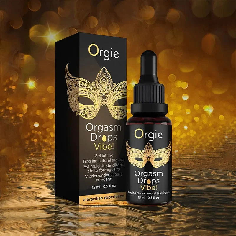 葡萄牙Orgie Orgasm Drop Vibe小金瓶挑逗蜜豆熱感口交凝膠15ml(請點擊內文中購買網址購買)