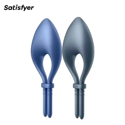 德國Satisfyer Bullseye 智能可調節男士精力環 震動屌環 屌環  深灰藍/藍色 下單請備註要什麼顏色