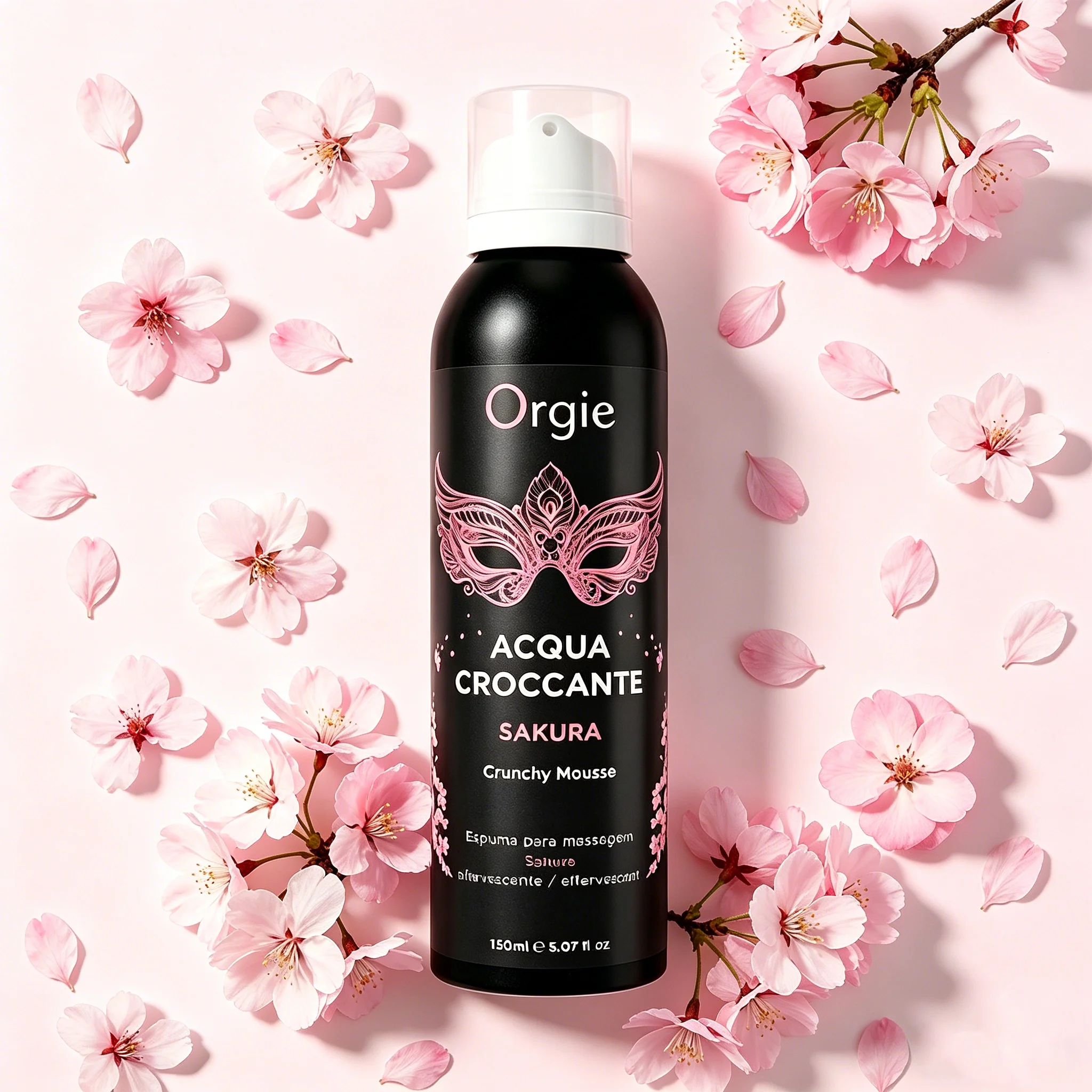 葡萄牙 Orgie｜Acqua Croccante｜Sakura 淡淡櫻花 跳動情趣按摩慕斯 150ml(請點擊內文中購買網址購買)