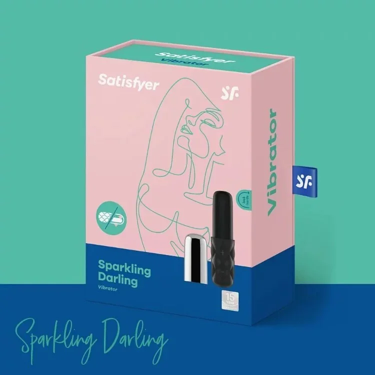 德國Satisfyer Sparkling Darling 口紅震動器 (銀)