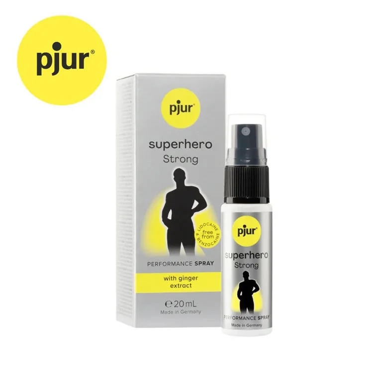 德國pjur superhero STRONG Spray超級英雄活力提升噴霧,德國進口強效配方,男性延時護理必備 德國pjur|superhero STRONG Spray|超級英雄活力提升噴霧 強效型 小黑噴pro 20ml(請點擊內文中購買網址購買)